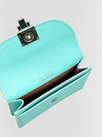 TIFFANY & CO T-Deco Tiffany Blue Card Case