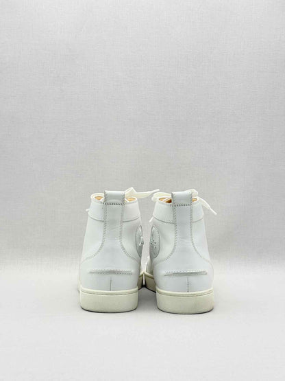 CHRISTIAN LOUBOUTIN White Spiked Size EU 42 Sneakers