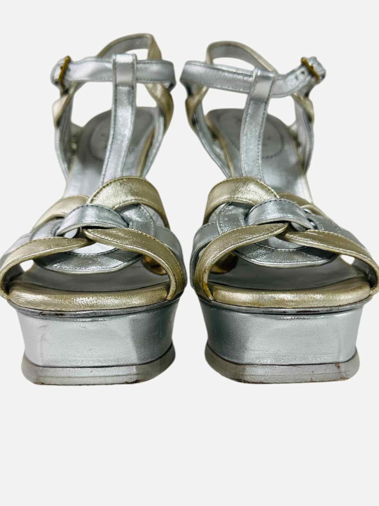 YVES SAINT LAURENT Size EU 39.5 Heeled Sandals