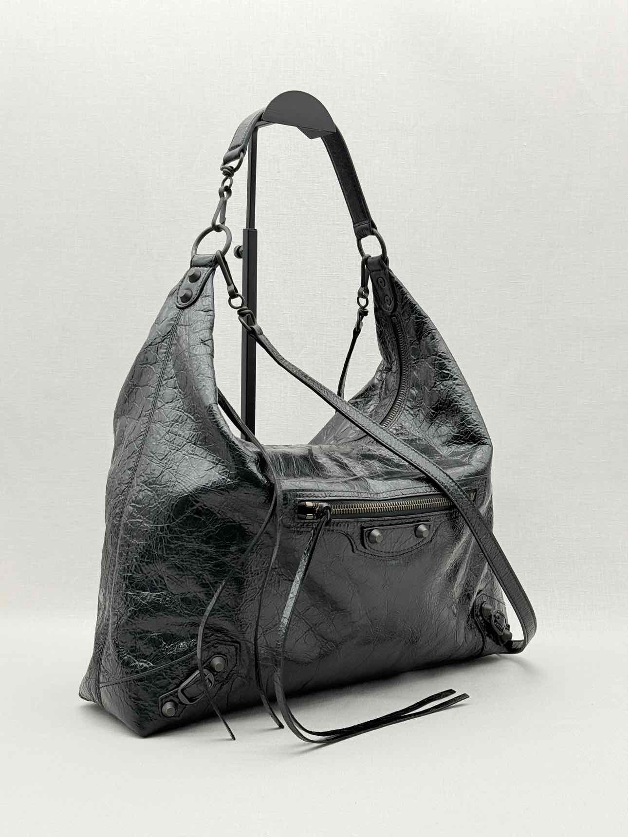 BALENCIAGA Le City Black Shoulder Bag