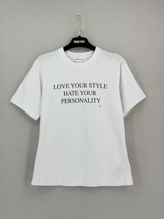 VICTORIA BECKHAM White Size Small T-shirt