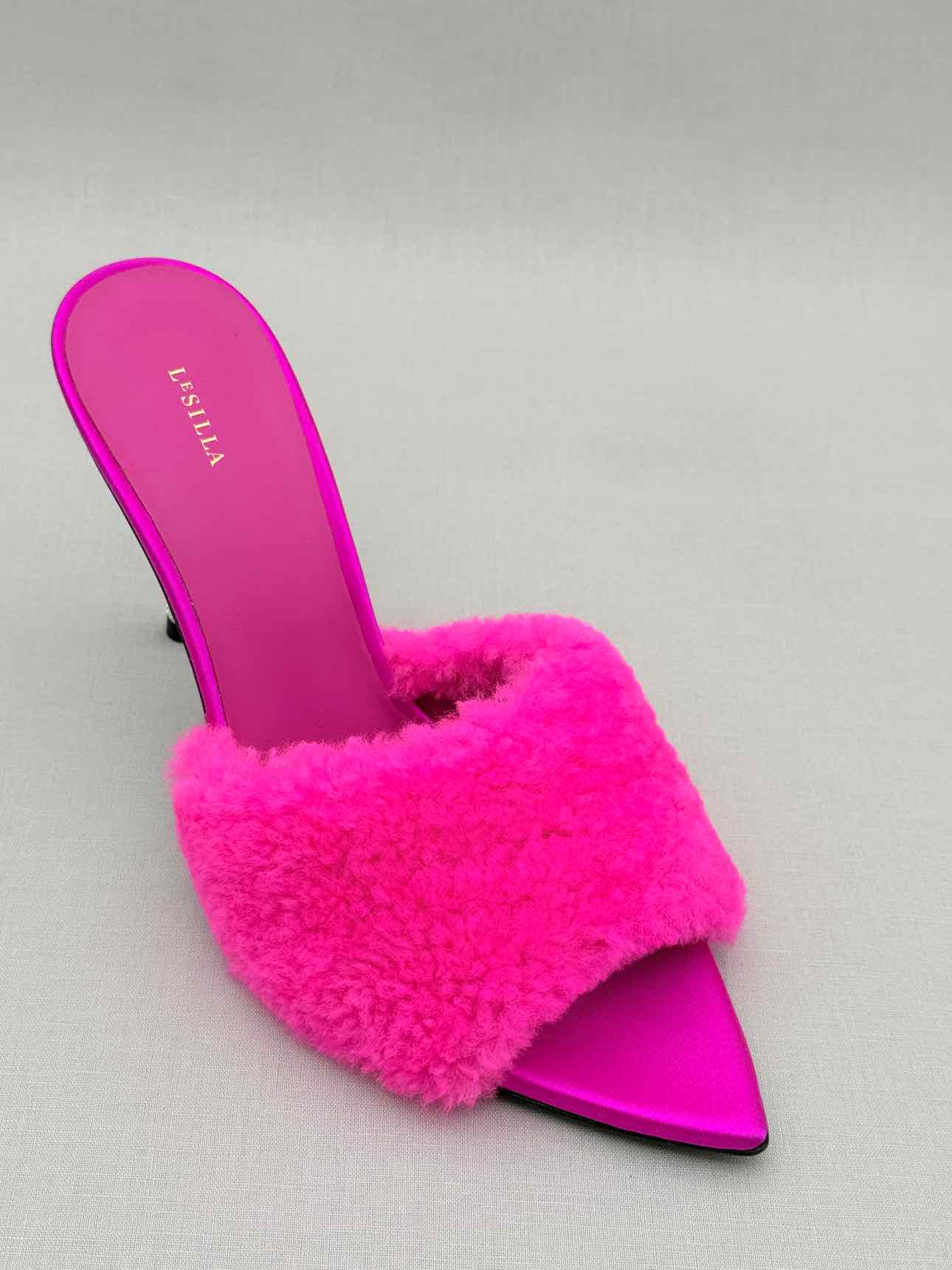 LE SILLA Pink Embellished heels Size EU 41 Mules