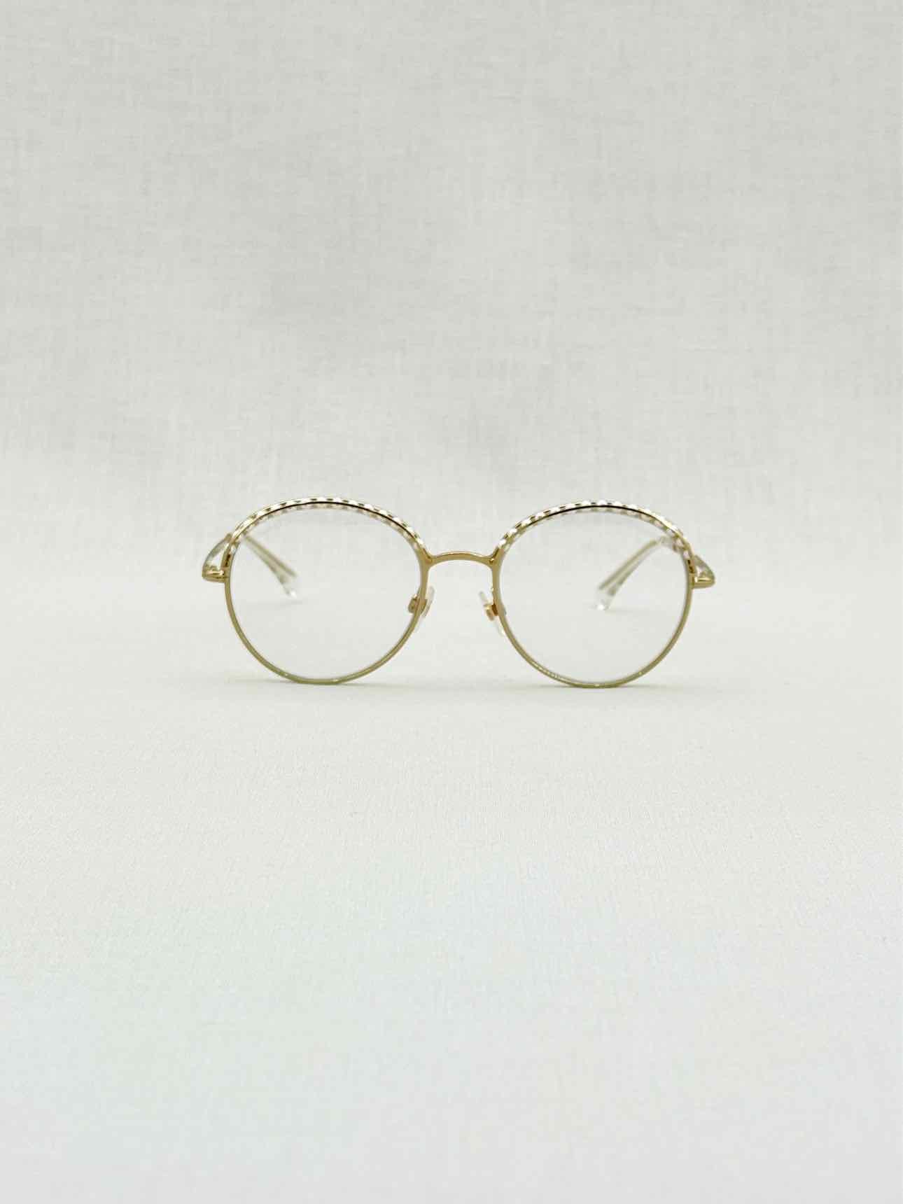 CHANEL Gold Tone Sunglasses