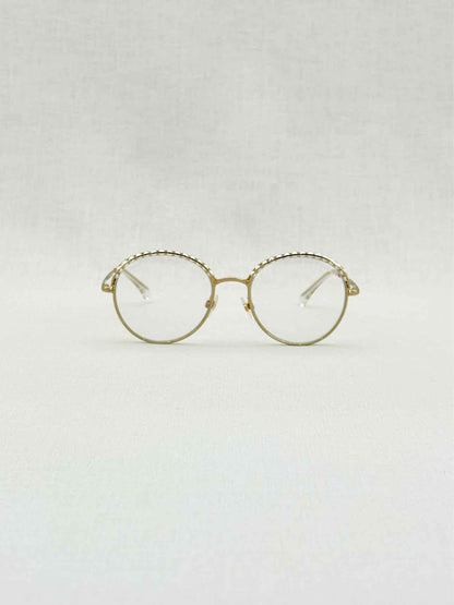 CHANEL Gold Tone Sunglasses