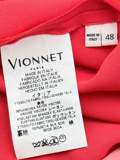 VIONNET Red Size US 10 Midi Skirt