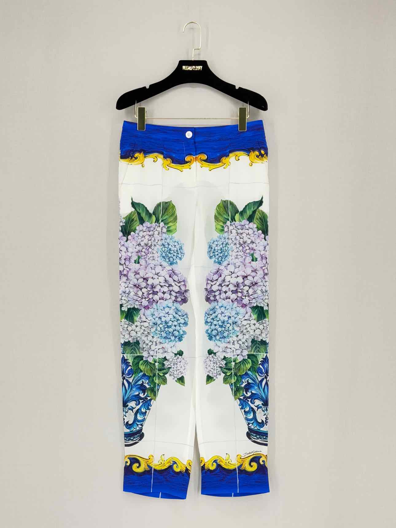 DOLCE & GABBANA Blue Multicolor Size US 2 Outfit Set