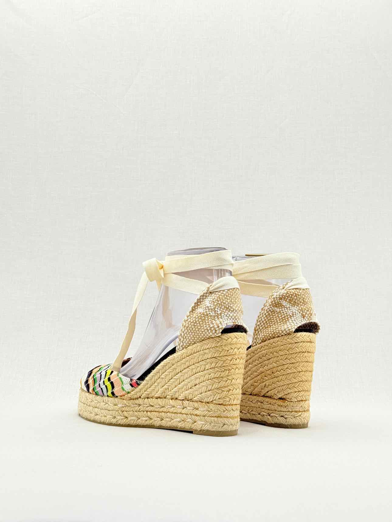 CASTANER X MISSONI Beige Multicolor Size EU 40 Wedges