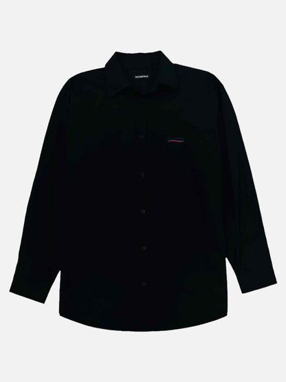 BALENCIAGA Men's Black Shirt