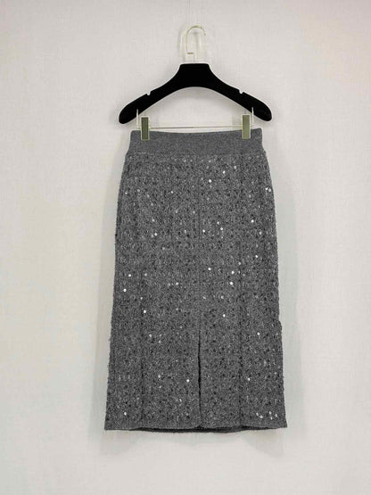 BRUNELLO CUCINELLI Grey Size Large Outfit Set
