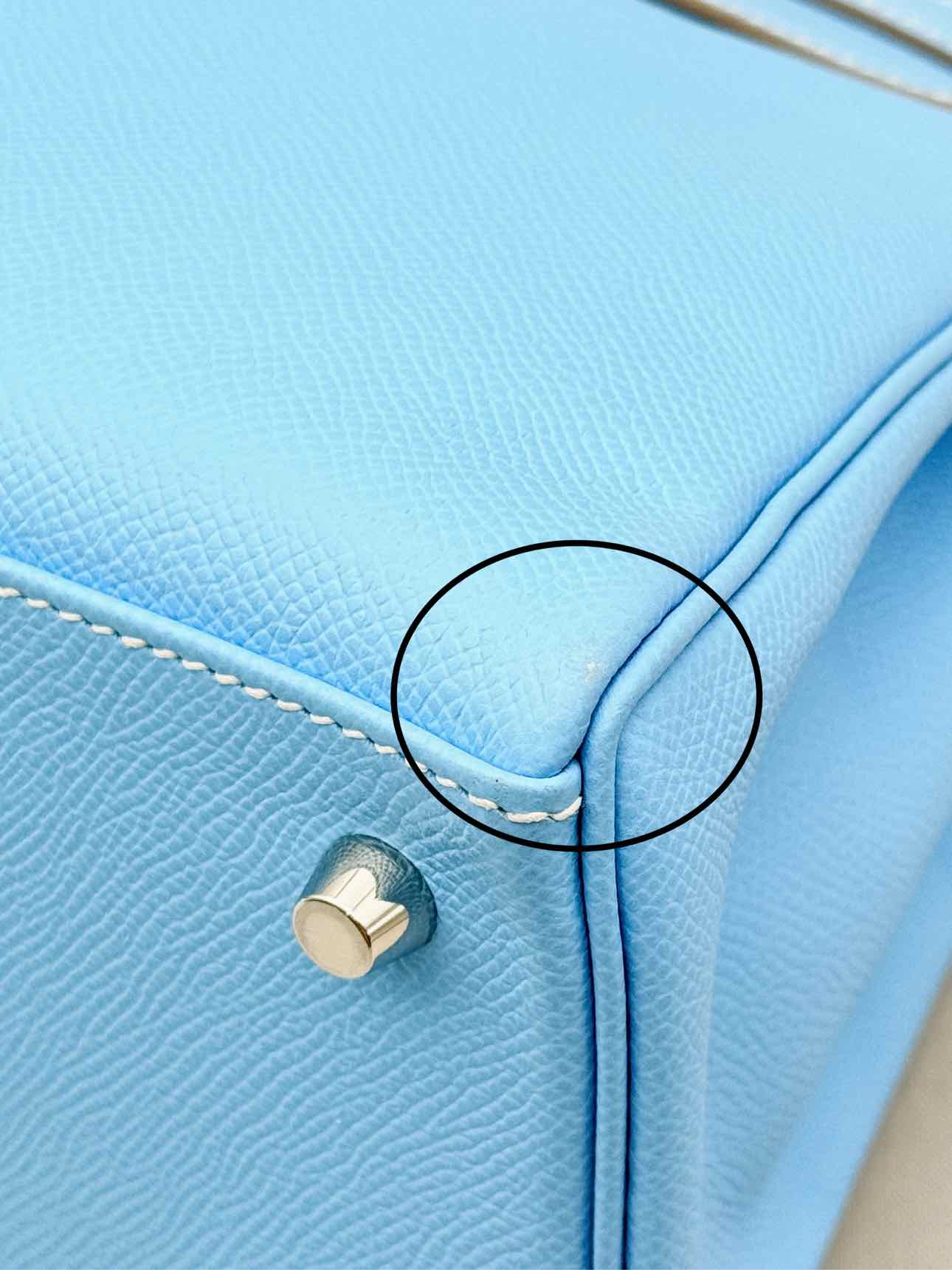 HERMES Kelly Sellier Bleu Du Nord Top Handle