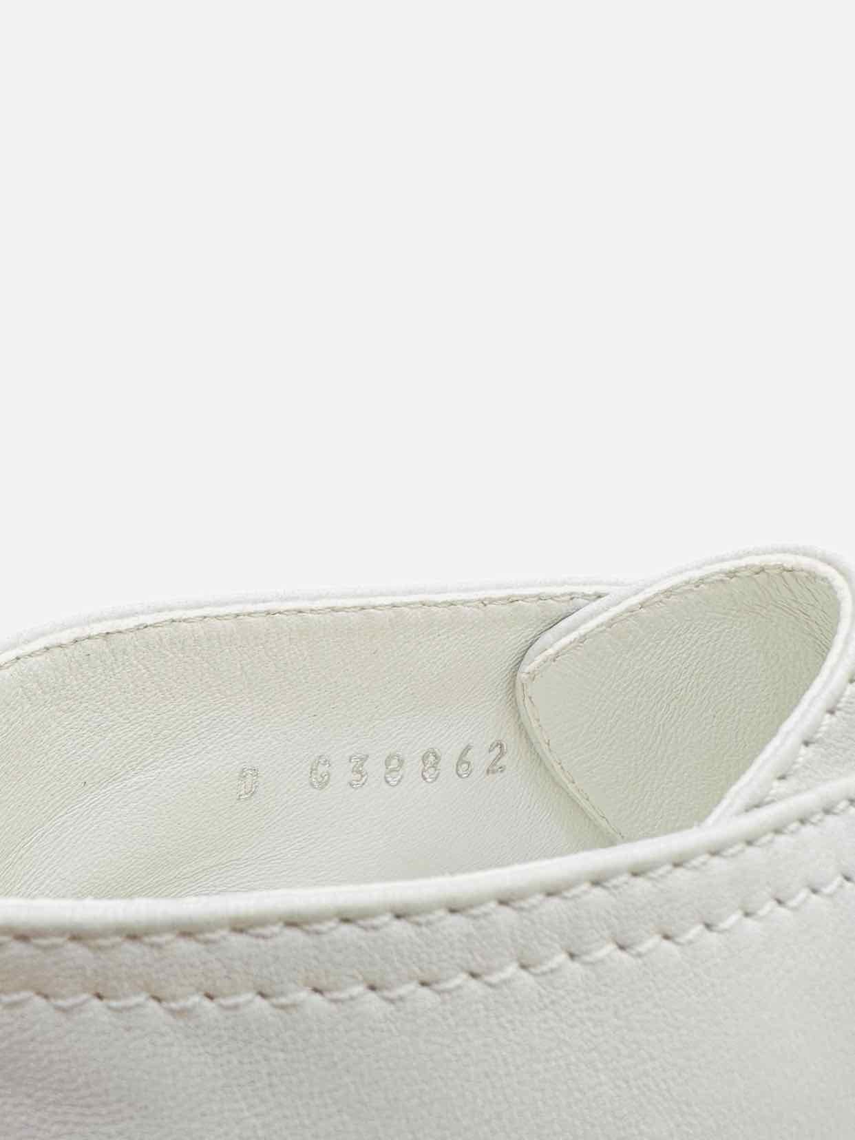 CHANEL Combat White w/ Black Size EU 39.5 Ankle Boots