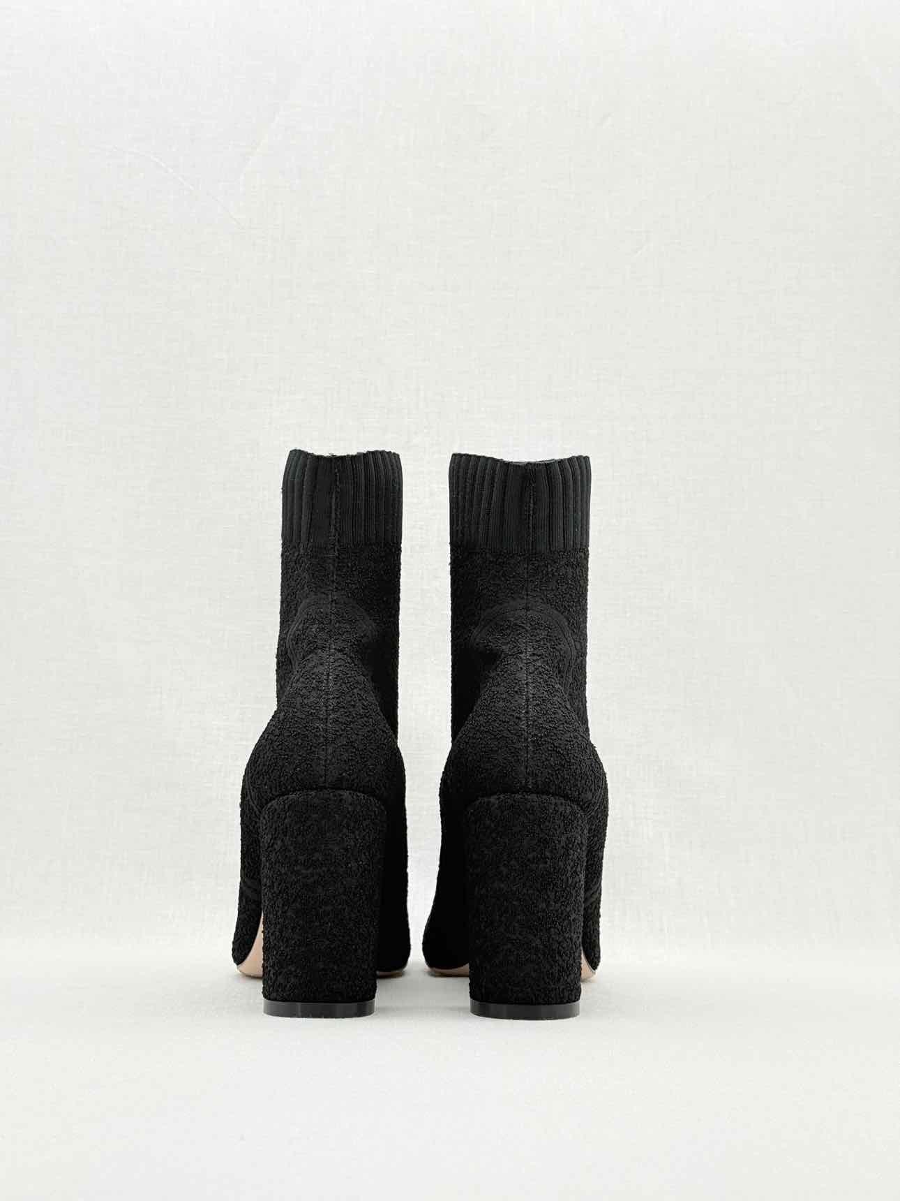 GIANVITO ROSSI Sock Black Size EU 39 Ankle Boots