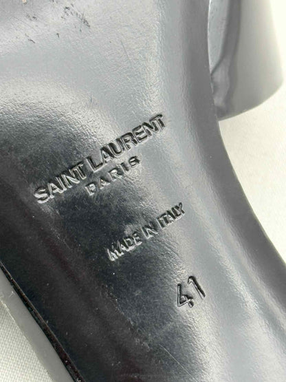 SAINT LAURENT Tribute Black Size EU 41 Mules