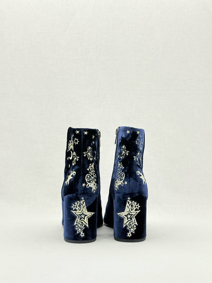 ASH Elixir Navy Blue Size EU 39 Ankle Boots