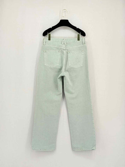 SLVRLAKE London Crop Green Size 29 Jeans