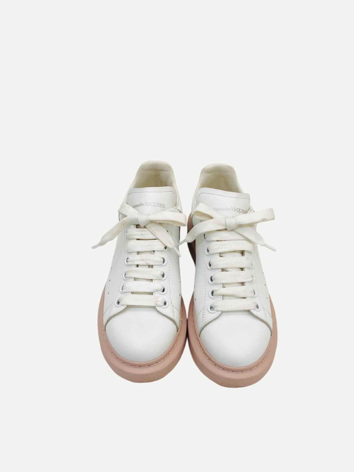 ALEXANDER MCQUEEN Chunky White w/ Pink Sneakers