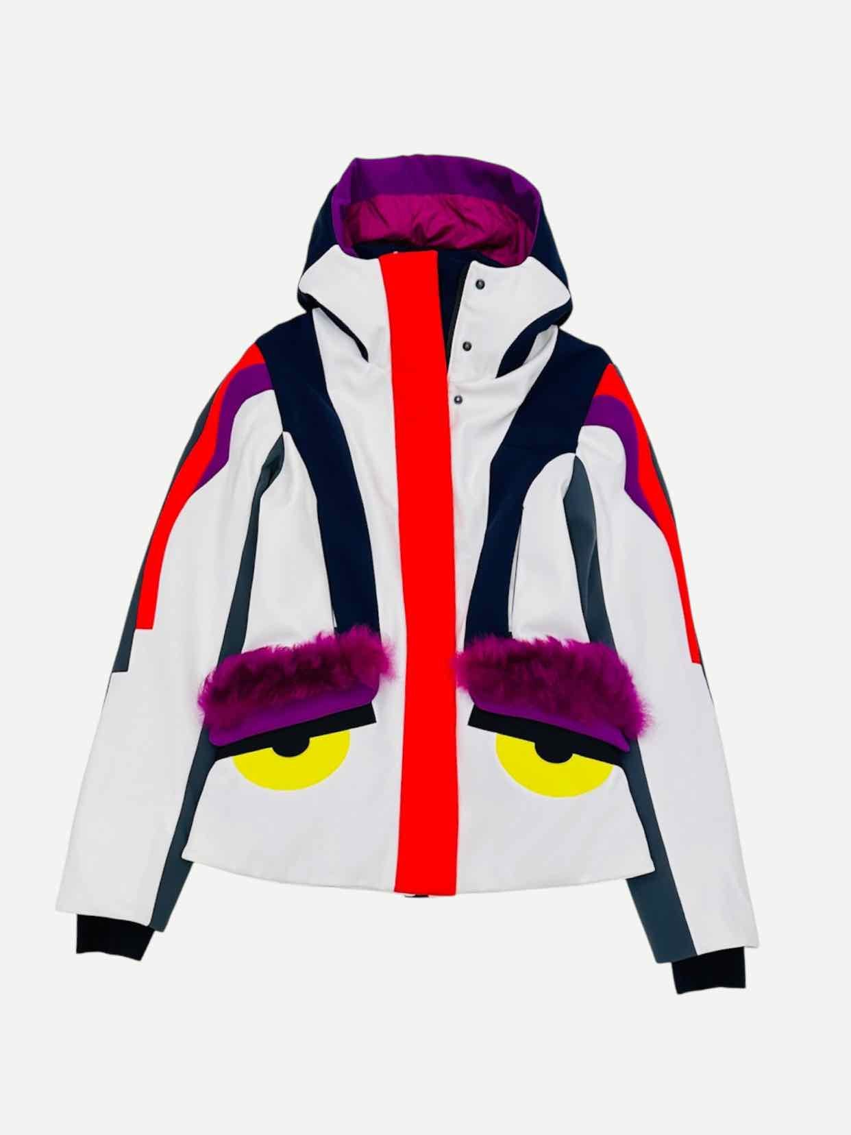 FENDI Monster White w/ Multicolor Size US 2 Jacket