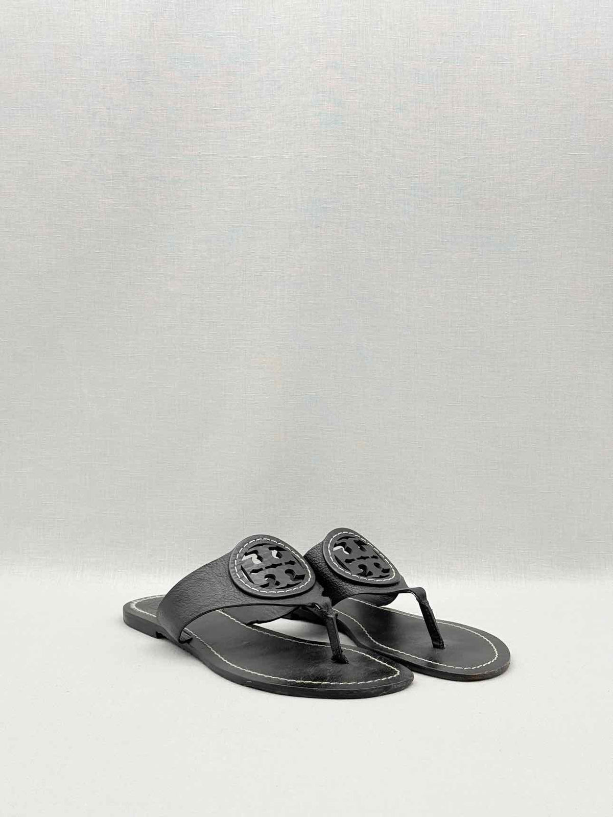 TORY BURCH Louisa Black Size EU 37.5 Sandals