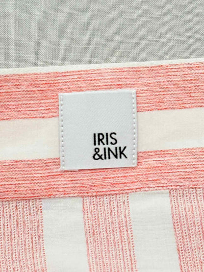 IRIS & INK Pink Striped Size US 10 Midi Skirt