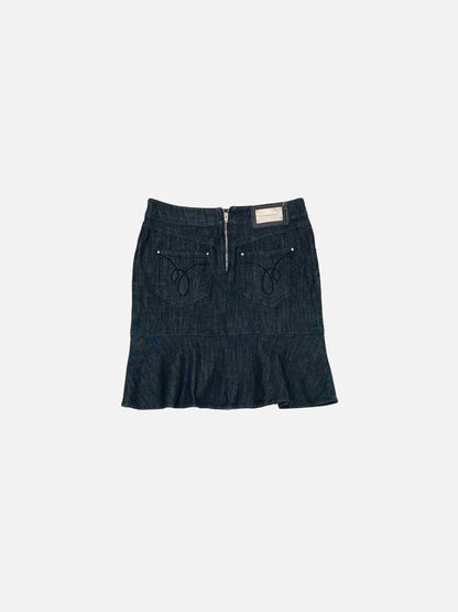 PENNY BLACK Flared Dark Blue Mini Skirt