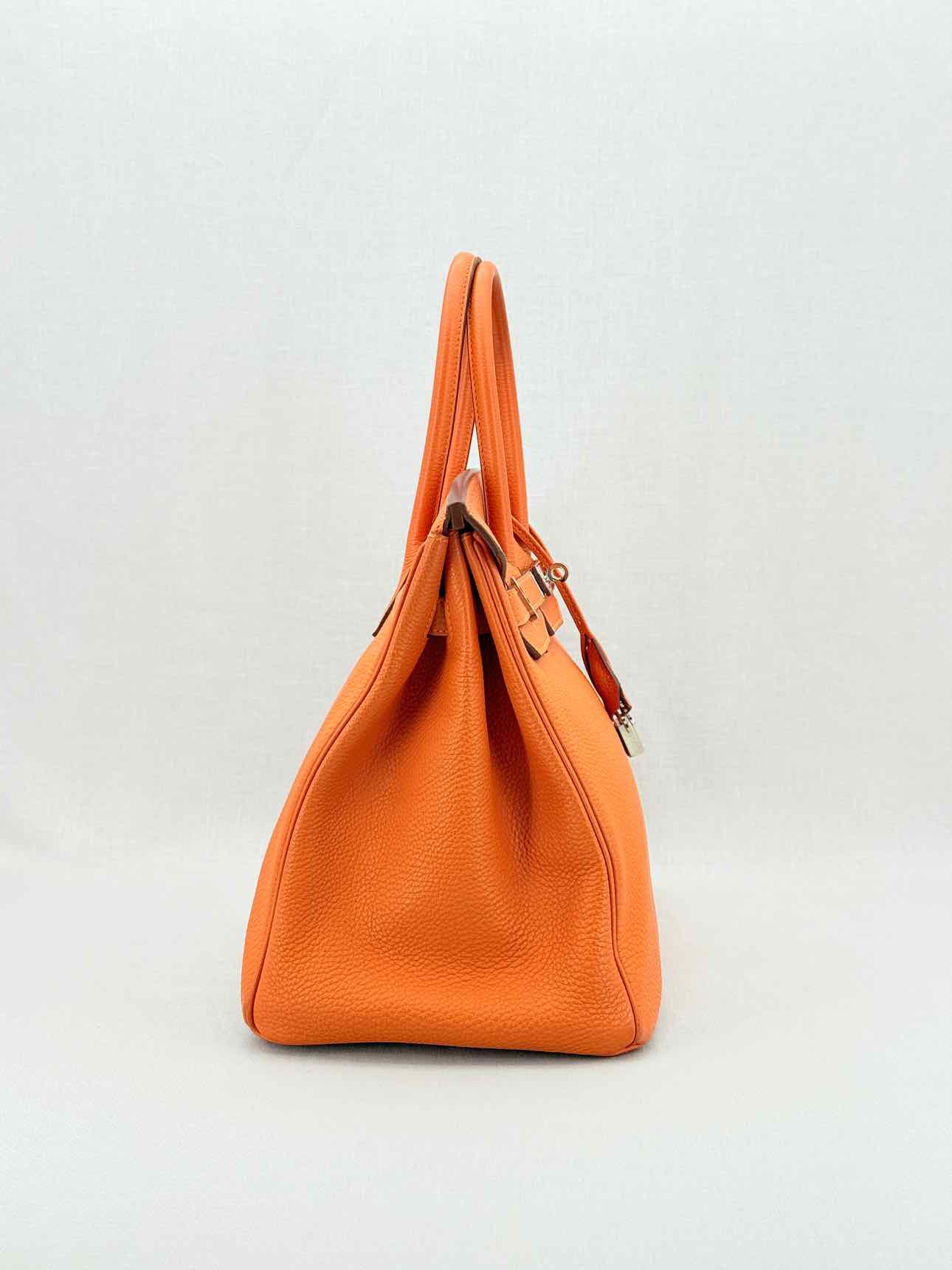 HERMES Birkin Orange Top Handle