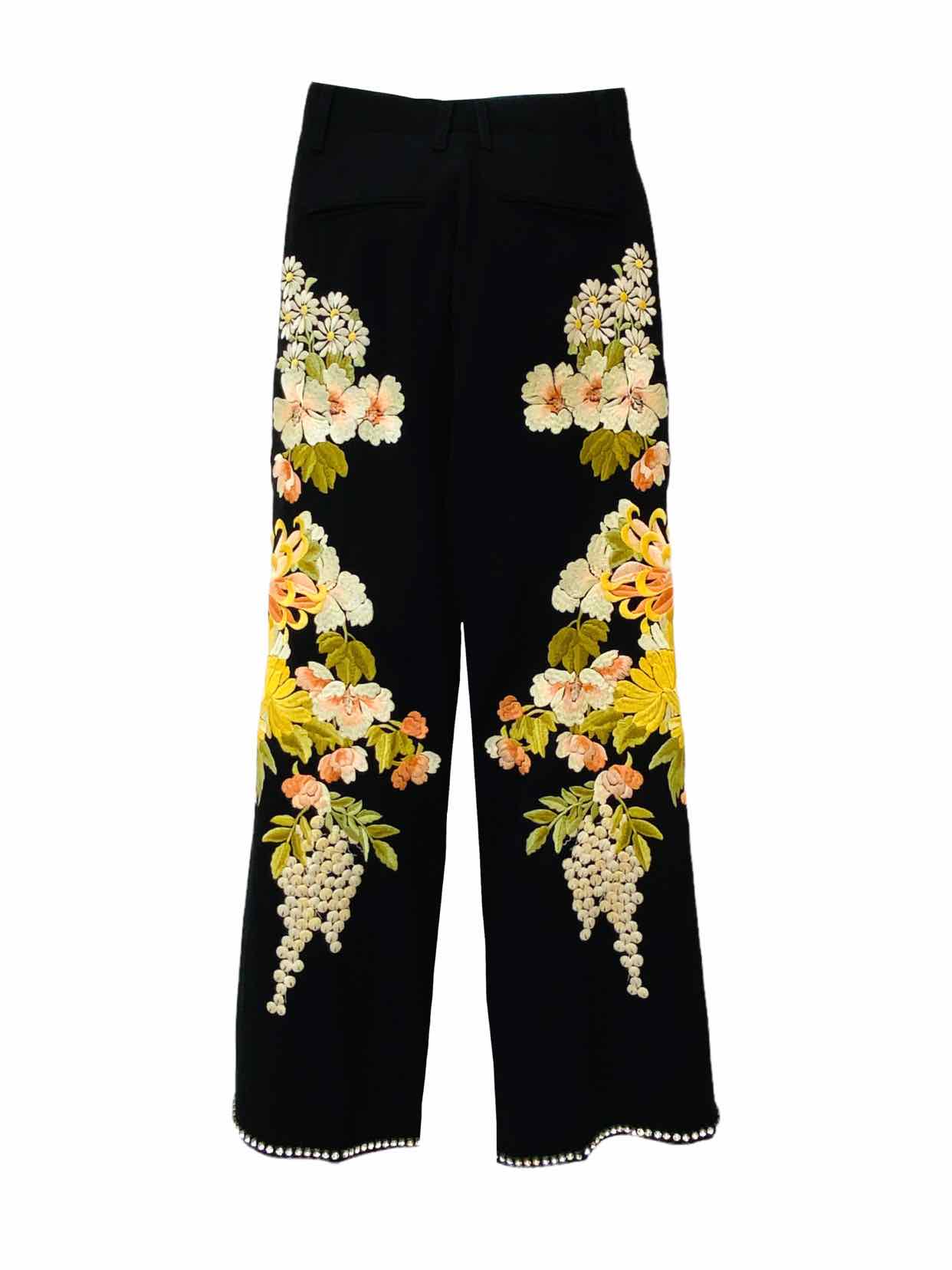 GUCCI High Waisted Black Size US 0 Cropped Pants