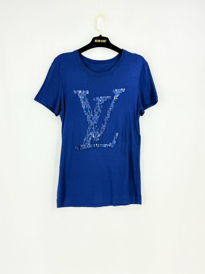 LOUIS VUITTON Loose Fit Blue Size Medium T-shirt