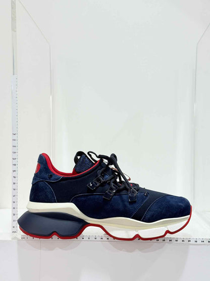 CHRISTIAN LOUBOUTIN Blue & White Size EU 38 Sneakers