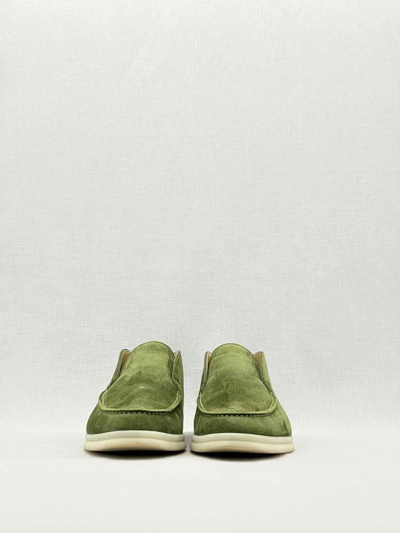 LORO PIANA Open Walk Green Size EU 39 Ankle Boots