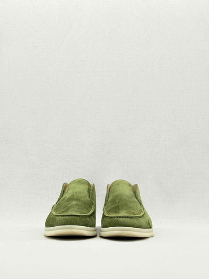 LORO PIANA Open Walk Green Size EU 39 Ankle Boots