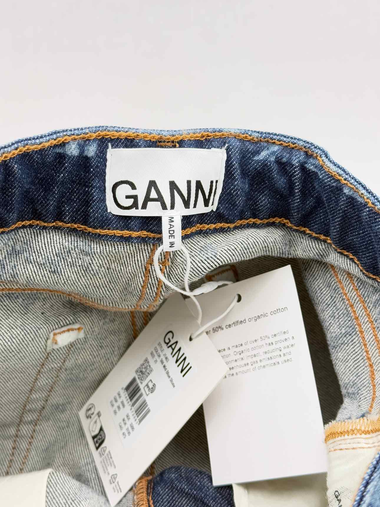 GANNI Blue Tie-dye Size 25 Jeans