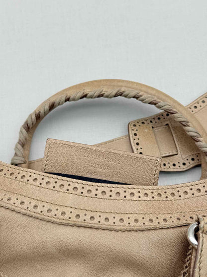 BALENCIAGA Motorcross Beige Top Handle