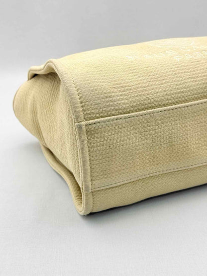 CHANEL Deauville Beige Tote Bag