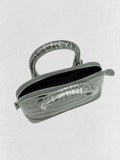 BALENCIAGA Ville Grey Top Handle