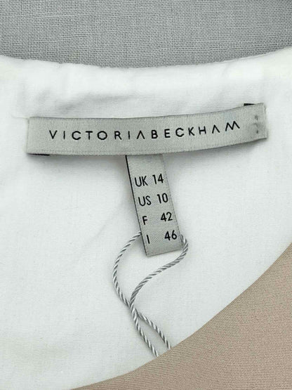 VICTORIA BECKHAM Cream Size US 10 Knee Length Dress