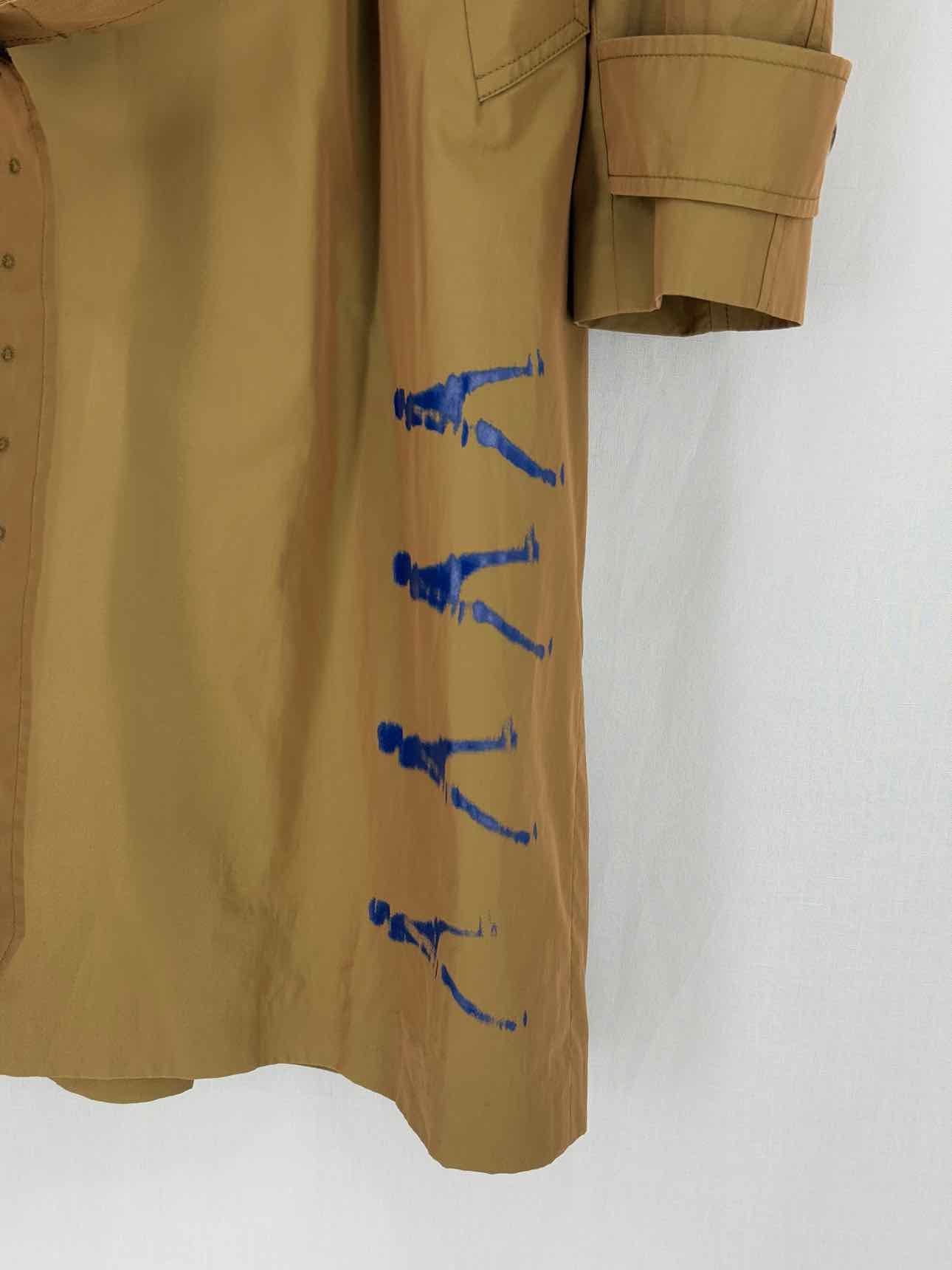 PAUL SMITH Mustard Size Medium Trench Coat