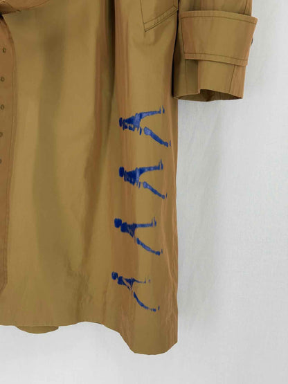 PAUL SMITH Mustard Size Medium Trench Coat