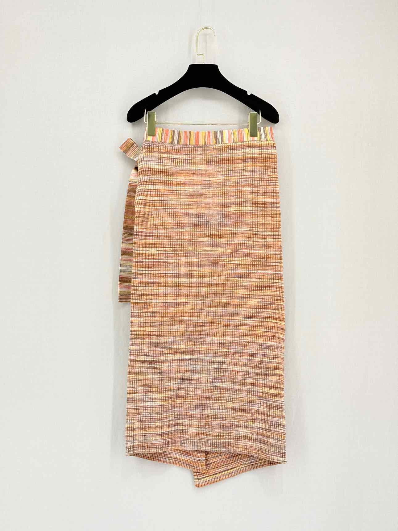 JONATHAN SIMKHAI Raelle Rib Knit Size Large Midi Skirt