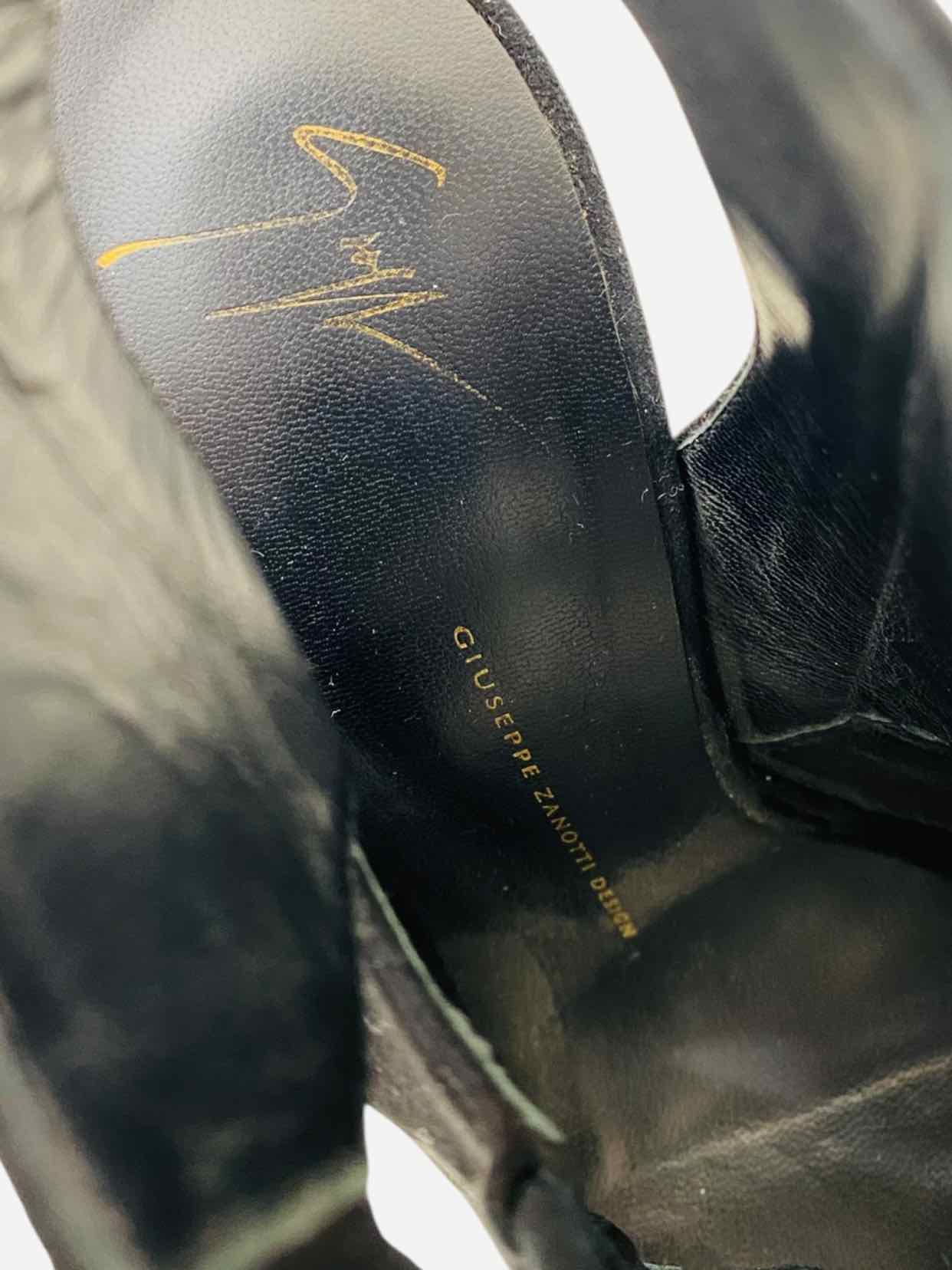GUISEPPE ZANOTTI Black Size EU 38 Heeled Sandals