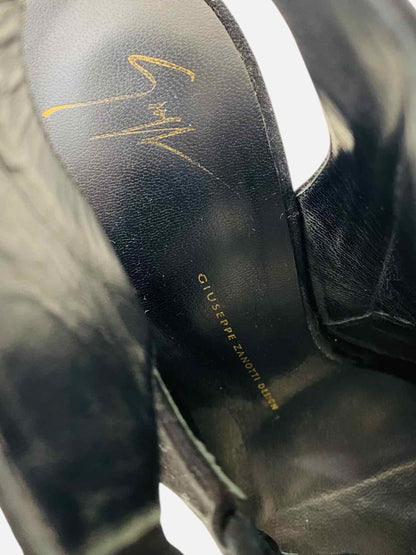 GUISEPPE ZANOTTI Black Size EU 38 Heeled Sandals