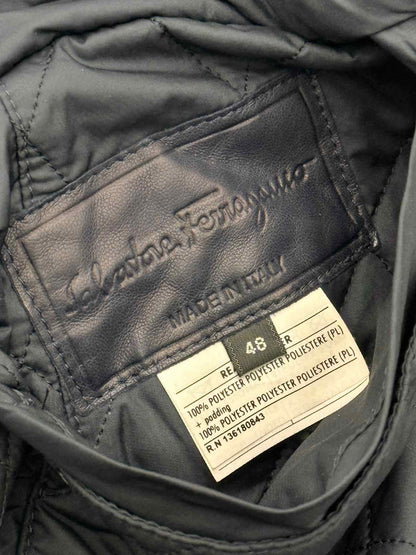 FERRAGAMO Bomber Navy Blue Size US 38 Jacket