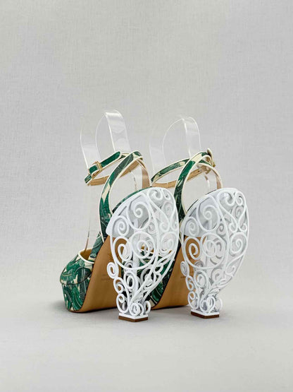 CHARLOTTE OLYMPIA Size EU 38 Heeled Sandals