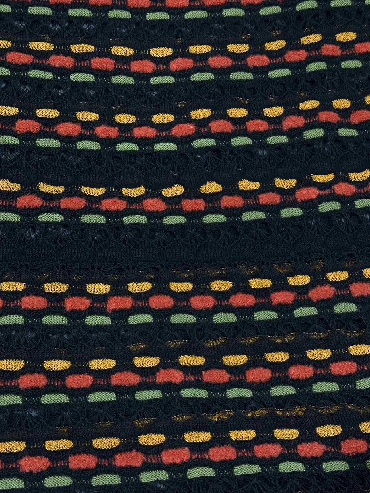 M MISSONI Brown Multicolor Knit Size US 2 Top