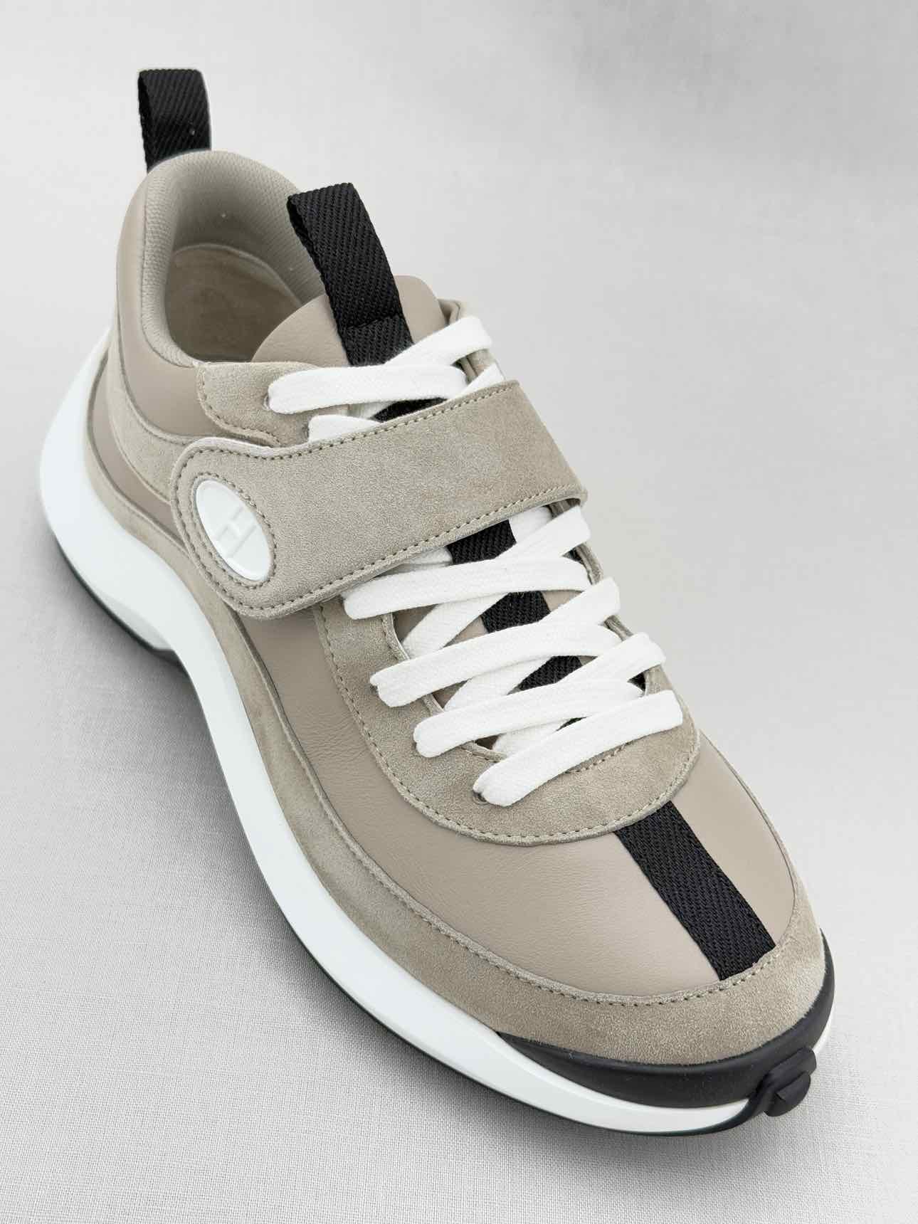 HERMES Loop Grey & Black Size EU 36 Sneakers