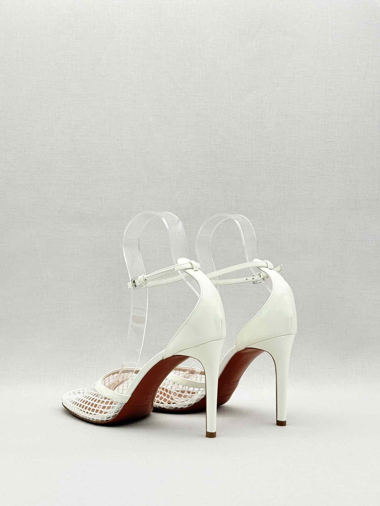 ALAIA Fishnet White Size EU 40 Heeled Sandals