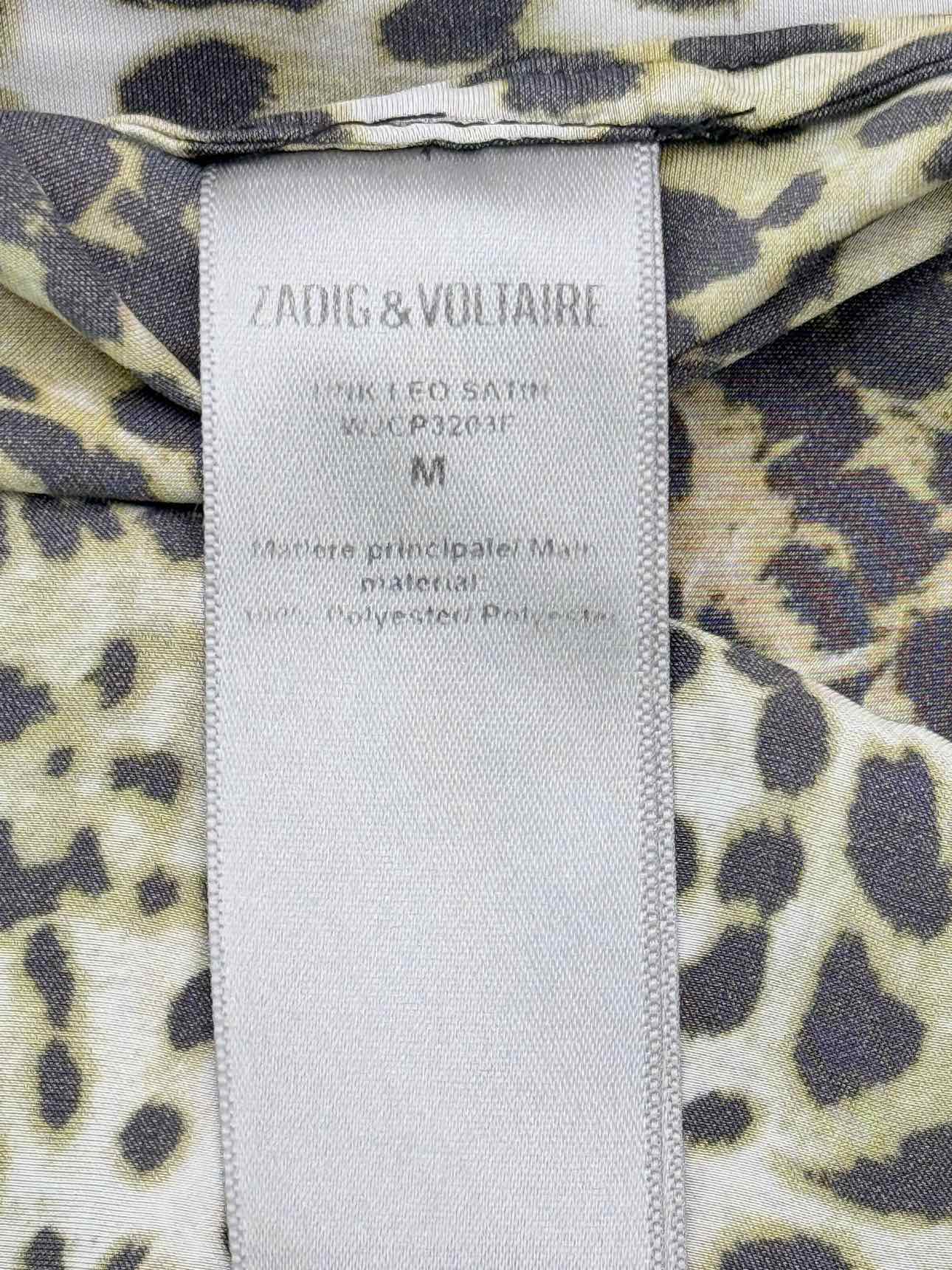 ZADIG & VOLTAIRE Brown & Black Size Medium Blouse