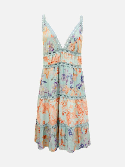 ALICE + OLIVIA Sundress Printed Knee Length Dress