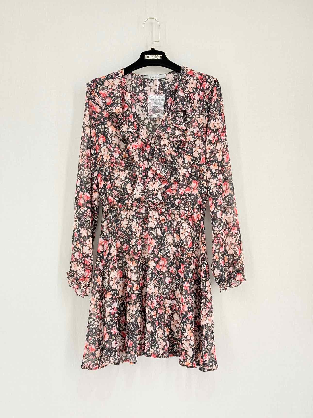 MARELLA Pink Multicolor Size Small Short Dress