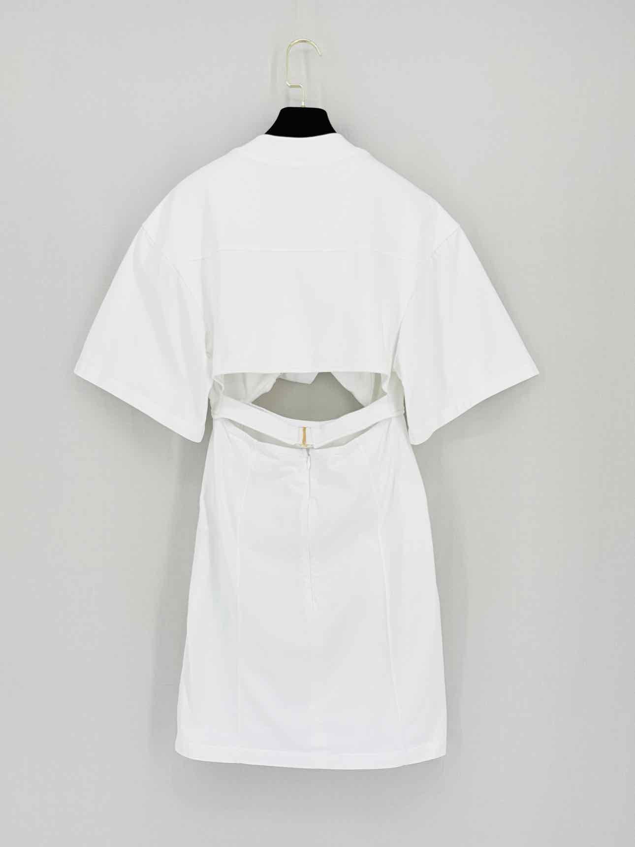 JACQUEMUS La Robe Bahia White Size Medium Short Dress