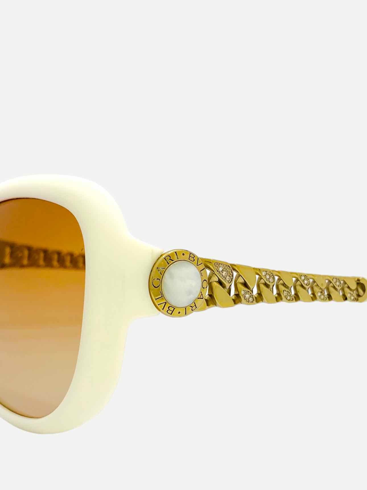 BVLGARI Off-white Sunglasses
